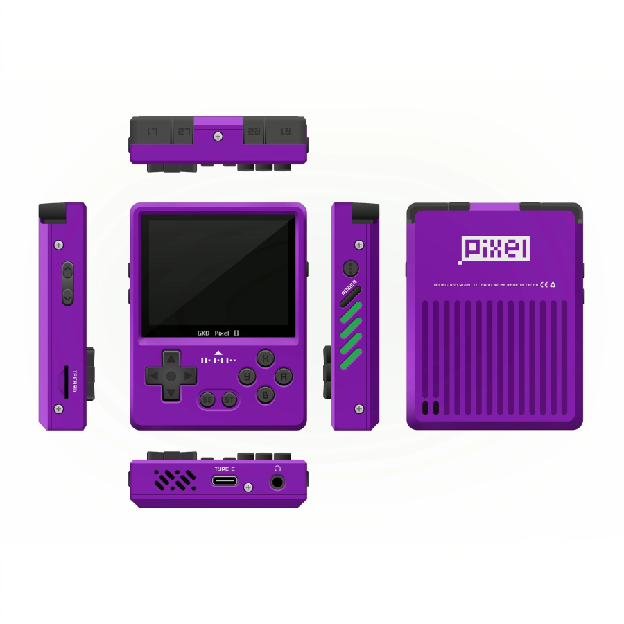 Latest PIXEL 2 Metal Version Handheld Game Console