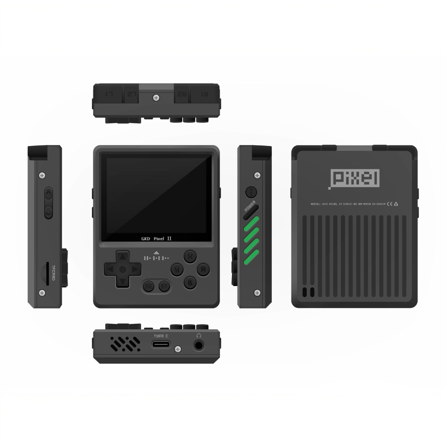 GKD PIXEL Handheld Game Console 2.4 inch Metal Version GKD PIXEL Handheld Game Console 2.4 inch Metal Version