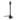 75cm Height Adjustable Desk Mount with V-Shaped Clamp & 35mm VESA-Plate