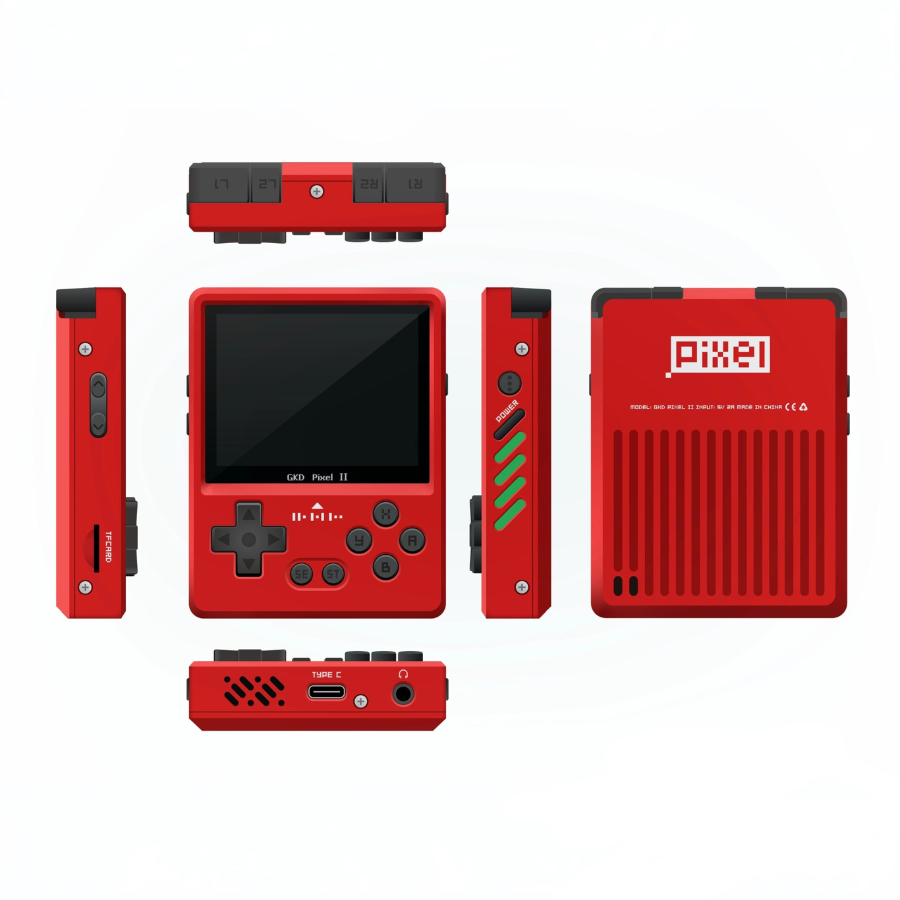 GKD PIXEL Handheld Game Console 2.4 inch Metal Version GKD PIXEL Handheld Game Console 2.4 inch Metal Version